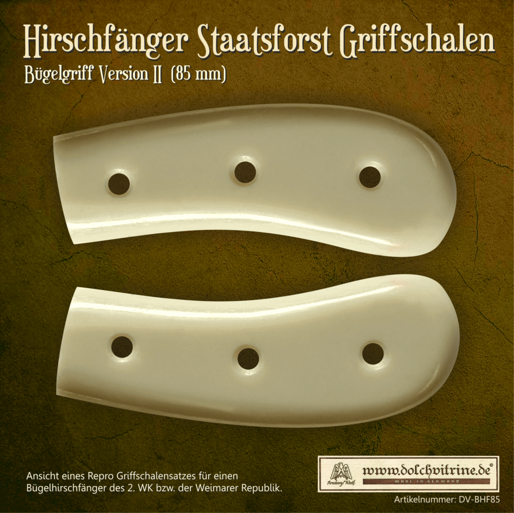 Griffschalen Hirschfänger Bügelgriff