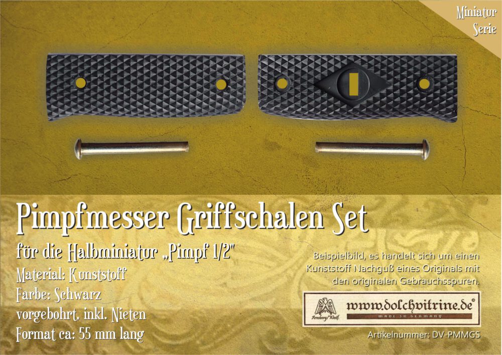 Miniaturgriff HJ Fahrtenmesser der Jugend