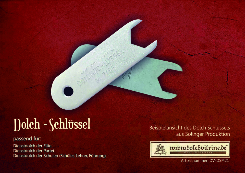 Dolchschlüssel für den Dienstdolch