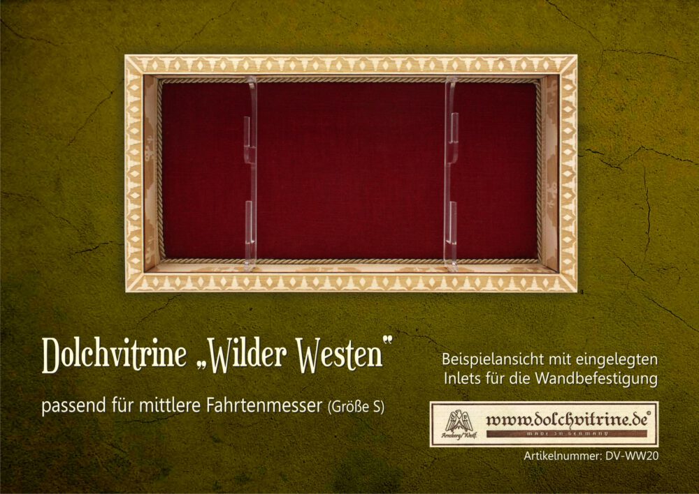 Dolchvitrine "Wilder Westen"