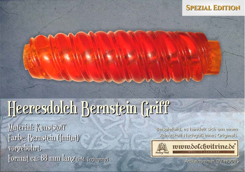 Griff Heeresdolch Bernstein Spezial Edition