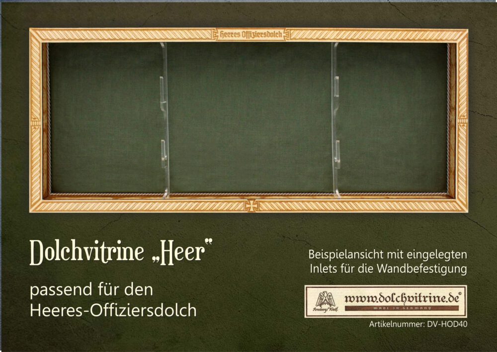 Dolchvitrine "Heer" – Bild 2