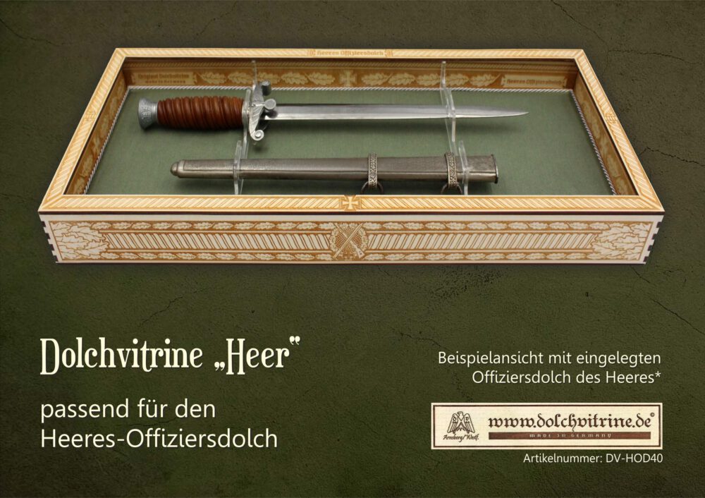 Dolchvitrine "Heer"