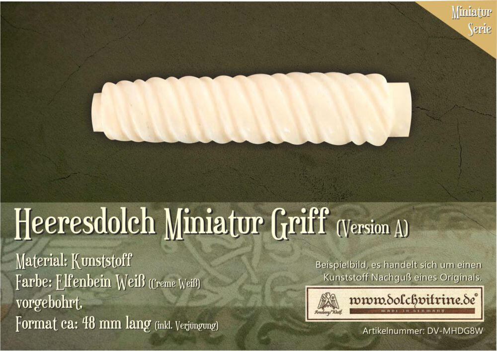 Miniaturgriff Heeres Offiziersdolch