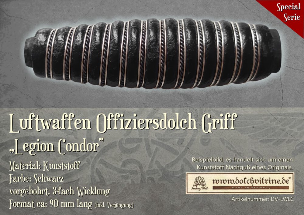 Griff Luftwaffen Offiziersdolch "Legion Condor"