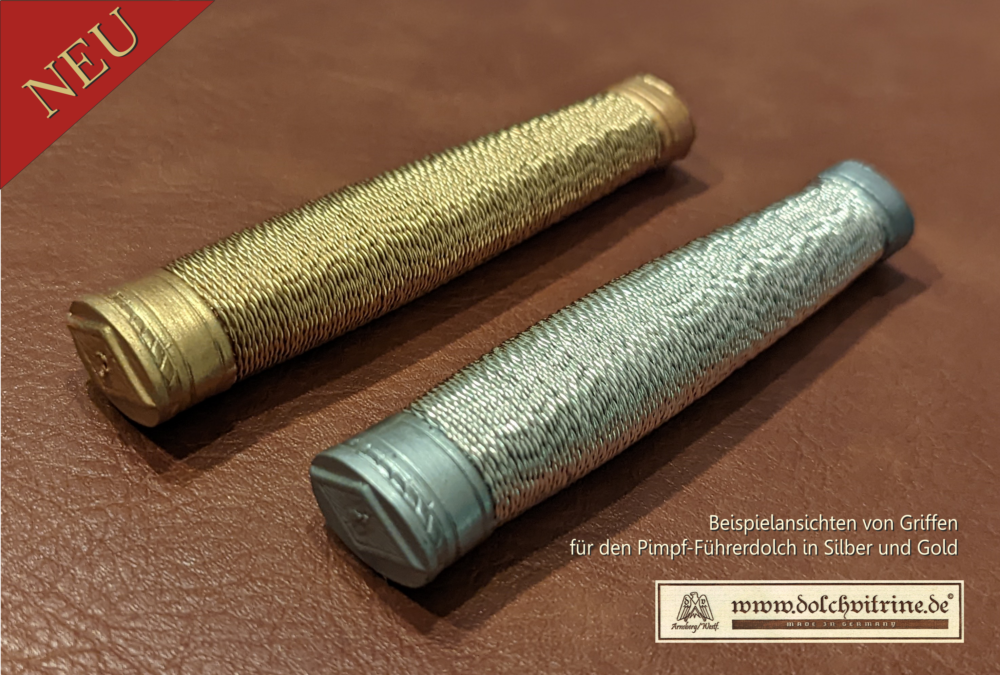 Griff Pimpf Führerdolch Silber & Gold – Bild 3