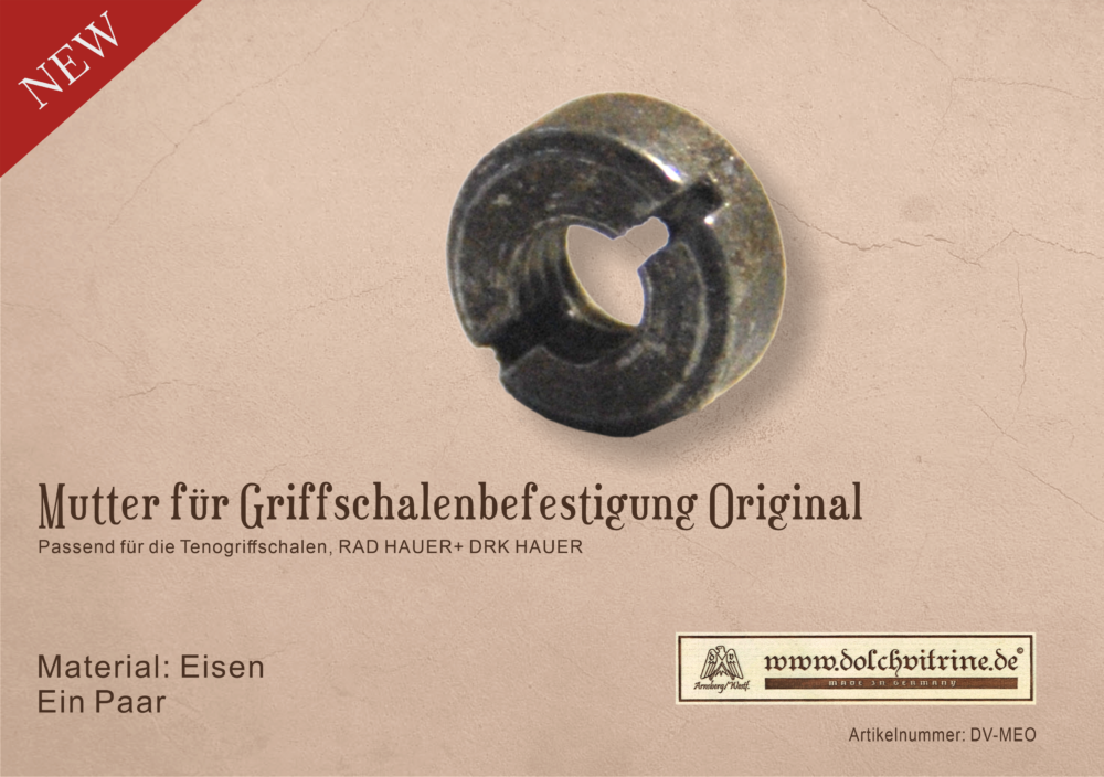 Mutter für Griffschalenbefestigung - Eisen - Original