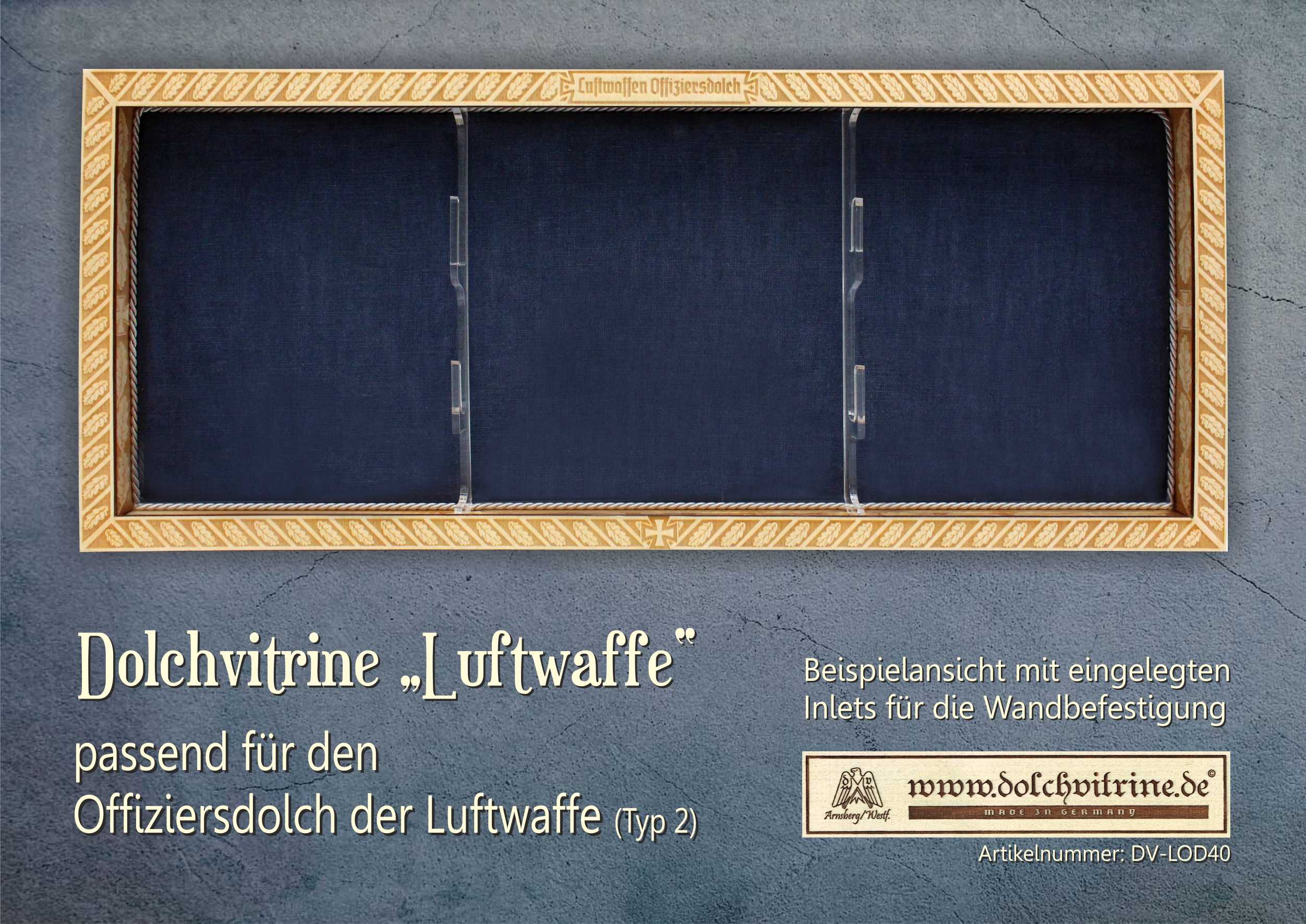 Dolchvitrine "Luftwaffe"