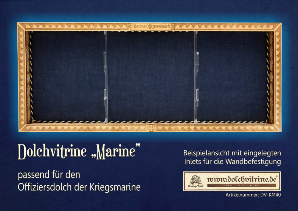Dolchvitrine "Marine"