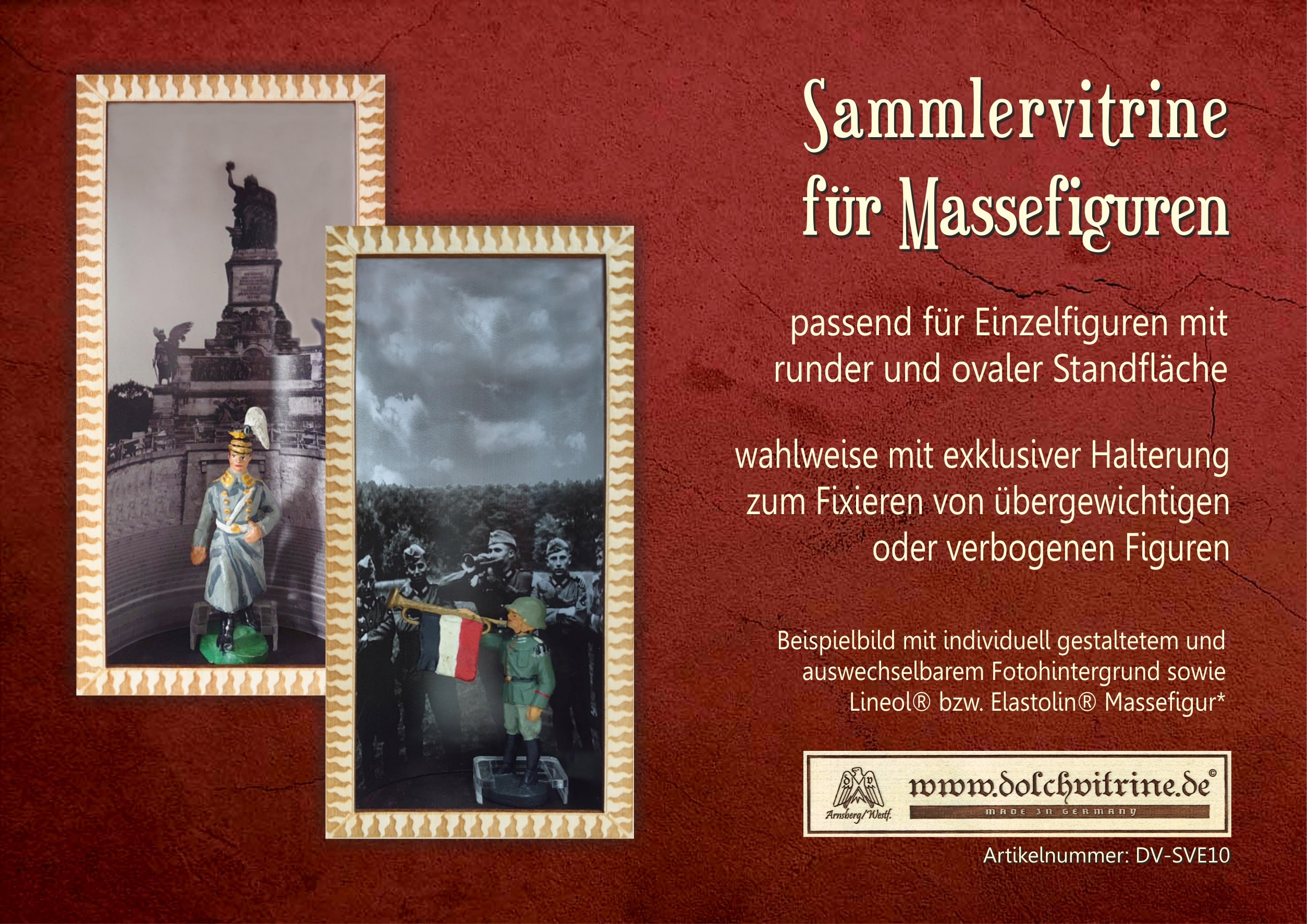 Sammelvitrine “Massefigur”